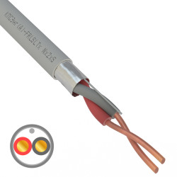 Кабель огнестойкий КПСЭнг(А)-FRLSLTx 1x2x1,50мм², бухта 200м REXANT Кабель огнестойкий КПСЭнг(А)-FRLSLTx 1x2x1,50мм², бухта 200м REXANT