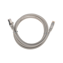 Патч-корд F/UTP, CAT 6, RJ45-RJ45, 26AWG, LSZH, серый, 2м REXANT