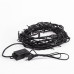 Гирлянда Нить управляемая 20м 200 LED ТЕПЛЫЙ БЕЛЫЙ черный ПВХ IP65 свечение с динамикой 230В нужен контроллер 217-204 NEON-NIGHT