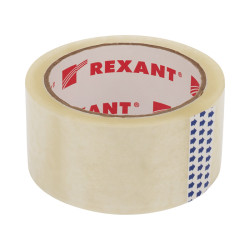 Скотч упаковочный REXANT 48 мм х 50 мкм, прозрачный, рулон 66 м