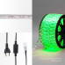 Дюралайт LED двухжильный 230В 13мм 30 LED/м ЗЕЛЕНЫЙ постоянное свечение модуль 1м бухта 100м NEON-NIGHT