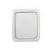 Переключатель проходной Mini OG IP54 о/у, белый KRANZ