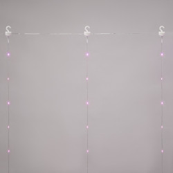 Гирлянда Светодиодный дождь из росы 3х3 м, розовый, USB + пульт управления NEON-NIGHT