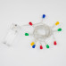 Гирлянда светодиодная Шарики 1,5 м, 10 LED, прозрачный ПВХ, цвет свечения мультиколор, 2 х АА (батарейки не в комплекте) NEON-NIGHT