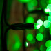 Гирлянда светодиодная Занавес 2х1,5м 360 LED ЗЕЛЕНЫЙ черный КАУЧУК IP67 постоянное свечение 230В блок в комплекте NEON-NIGHT