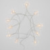 Гирлянда светодиодная Звездочки 1,5 м, 10 LED, прозрачный ПВХ, цвет свечения теплый белый, 2 х АА (батарейки не в комплекте) NEON-NIGHT