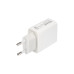 Сетевое зарядное устройство REXANT USB-A+USB-C адаптер, 18W белое