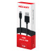 Кабель USB-A – micro USB, 1А, 1м, ПВХ, черный REXANT