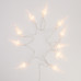 Гирлянда светодиодная Сосульки 1,5 м, 10 LED, прозрачный ПВХ, цвет свечения теплый белый, 2 х АА (батарейки не в комплекте) NEON-NIGHT