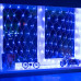 Гирлянда Сеть 1,5х1,5м, прозрачный ПВХ, 150 LED Синий