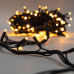 Гирлянда Нить управляемая 20м 240 LED ТЕПЛЫЙ БЕЛЫЙ черный каучук IP67 свечение с динамикой 230В не соединяется нужен контроллер 217-204 NEON-NIGHT