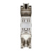 Модуль Keystone Jack RJ-45(8P8C), FTP экранированный, CAT 6, тип 180 градусов, самозажимной REXANT PRO
