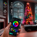 Умная гирлянда Роса с крупными каплями 10м 100 LED RGB мягкий прозрачный провод IP20 USB NEON-NIGHT