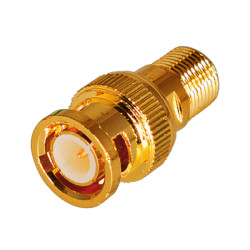 Переход гнездо F - штекер BNC GOLD REXANT