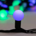 Гирлянда светодиодная Мультишарики Ø23мм 10м 80 LED RGB черный ПВХ IP65 быстрая смена цвета 230В нужен блок 303-500 NEON-NIGHT