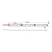 Лента светодиодная 12В, SMD5050, 14,4Вт/м, 60 LED/м, 6500К, 10мм, 5м, IP65 LAMPER