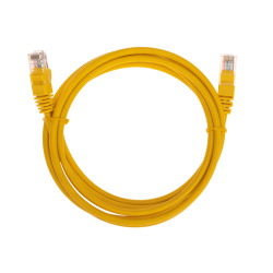 Патч-корд U/UTP, CAT 5e, RJ45-RJ45, 26AWG, LSZH, желтый, 2м REXANT