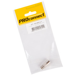Переходник антенный, (гнездо F - штекер TV), 1 шт. PROconnect