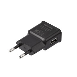 Сетевое зарядное устройство REXANT USB, 5V, 2.1 A, черное