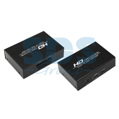 Конвертер SCART на HDMI, металл REXANT