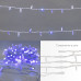 Гирлянда светодиодная Нить 20м 200 LED СИНИЙ белый каучук IP67 эффект мерцания 230В соединяется нужен блок 315-001 NEON-NIGHT