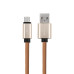 Кабель USB-A – micro USB, 0,5А, 1м, эко-кожа, коричневый REXANT