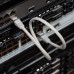 Шнур коммутационный, патч-корд F/UTP RJ45-RJ45, CAT 5e, LSZH серый, 0,5м REXANT 