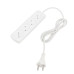 Удлинитель OPTIMA 4 гнезда, 1,5м, 2х0,75мм², б/з, белый PROconnect