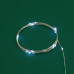 Гирлянда светодиодная Роса 2м, 20LED, БЕЛЫЙ, IP20, тонкий батарейный блок, 2хCR2032 в комплекте NEON-NIGHT