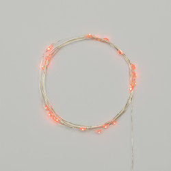 Гирлянда светодиодная Роса 2м, 20LED, КРАСНЫЙ, IP20, 2хCR2032 в комплекте NEON-NIGHT