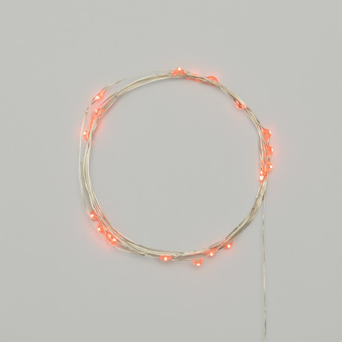 Гирлянда светодиодная Роса 2м, 20LED, КРАСНЫЙ, IP20, 2хCR2032 в комплекте NEON-NIGHT