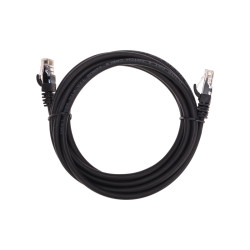 Патч-корд U/UTP, CAT 6, RJ45-RJ45, 26AWG, LSZH, черный, 3м REXANT