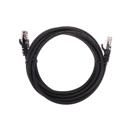 Патч-корд U/UTP, CAT 6, RJ45-RJ45, 26AWG, LSZH, черный, 3м REXANT