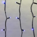 Гирлянда светодиодная Бахрома (Айсикл) 5,6x0,9м 240 LED СИНИЙ черный каучук 3,3мм IP67 постоянное свечение 230В блок в комплекте NEON-NIGHT