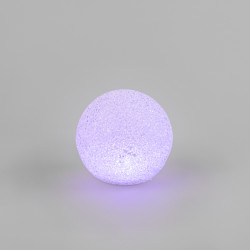 Фигура светодиодная Снежок RGB, 14 см
