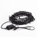 Гирлянда Нить управляемая 10м 100 LED ЖЕЛТЫЙ черный ПВХ IP65 свечение с динамикой 230В контроллер в комплекте NEON-NIGHT