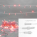 Гирлянда светодиодная Нить 10м 100 LED КРАСНЫЙ прозрачный ПВХ IP65 эффект мерцания 24В соединяется NEON-NIGHT нужен трансформатор 531-100/531-311/531-312