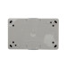 Блок горизонтальный 2 розетки INDUSTRIAL IP54 с/з, о/у, серый KRANZ