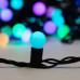 Гирлянда светодиодная Мультишарики Ø17,5мм 10м 100 LED RGB черный ПВХ IP65 быстрая смена цвета 230В нужен блок 303-500 NEON-NIGHT