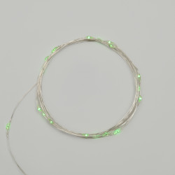 Гирлянда светодиодная Роса 2м, 20LED, ЗЕЛЕНЫЙ, IP20, 2хCR2032 в комплекте NEON-NIGHT
