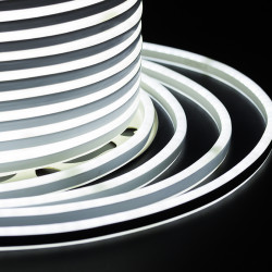 Гибкий Неон LED SMD, компактный 7х12мм, двухсторонний, белый, 120 LED/м, бухта 100м