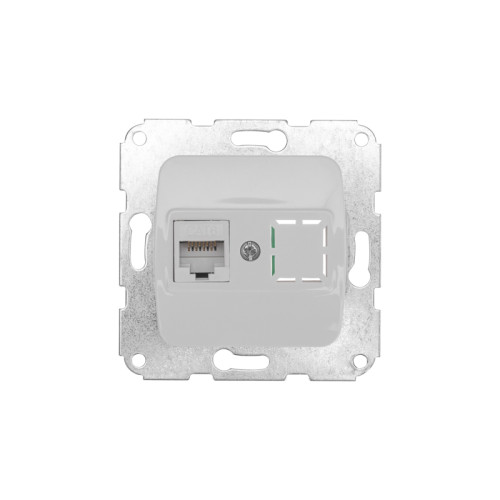 DEA Розетка Компьютер RJ45 с/у мех. Бел KRANZ 
