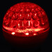 Лампа светодиодная, диаметр 50мм, E27, 9 LED, 1Вт, КРАСНЫЙ, прозрачная колба, 230В NEON-NIGHT
