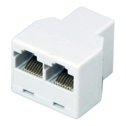 Двойник компьютерный UTP RJ-45(8P8C) (гнездо - 2 гнезда) REXANT 