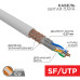 Кабель витая пара S/FTP, CAT 7, PVC, 4PR, 23AWG, INDOOR, SOLID, серый, 305 м, REXANT