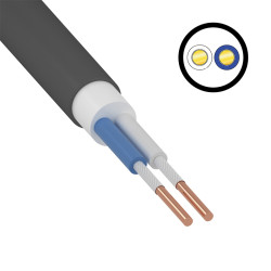 Кабель силовой медный ВВГнг(А)-FRLS 2х1,5 мм² 100 м ГОСТ