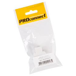 Переходник сетевой LAN PROconnect, гнездо 8Р8С (Rj-45) - 2 гнезда 8Р8С (Rj-45), пакет БОПП