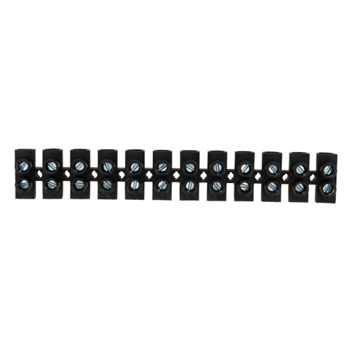 Клеммная колодка винтовая KВ-14 (6-14 мм²), ток 20 A, полипропилен черный, индивидуальная упаковка, 1 шт. REXANT