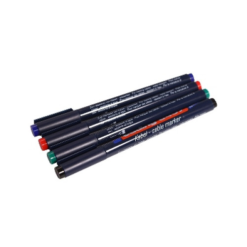 Набор маркеров 4S 0,3мм (для маркировки кабелей) набор:черный,красный,зеленый,синий Edding-8407