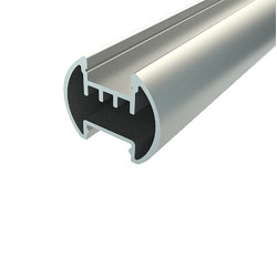 Профиль алюминиевый полукруг 28х23 мм 2 м (закатывать отдельно рассеиватель 146-250, заглушки 146-241-1) REXANT